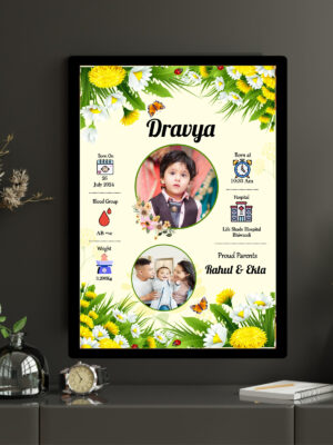 Baby Detail Frame B01