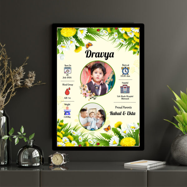 Baby Detail Frame B01