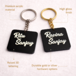 Name Keychain 2 pcs  K01